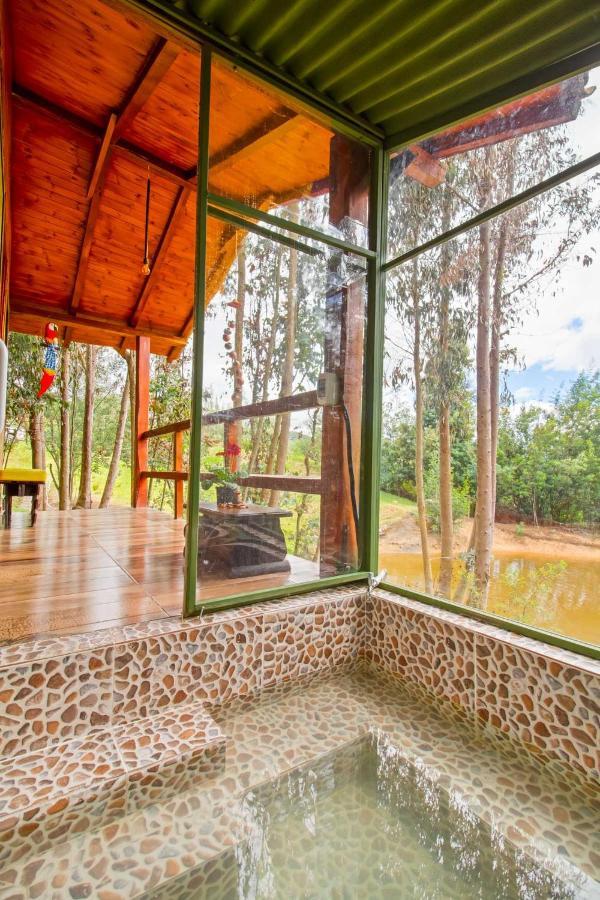 Cabana Tipo Glamping Savieza Life Experience Nemocon Екстер'єр фото